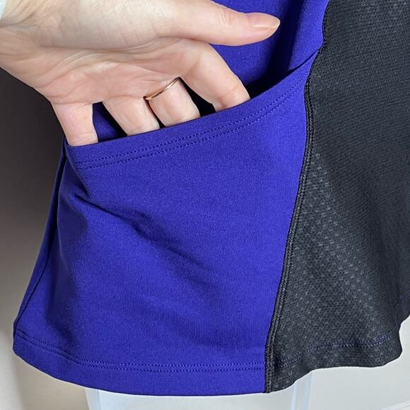 ATHLETA Purple & Black Turbocharge Racerback Running Tank Size Small - Picture 4 of 5